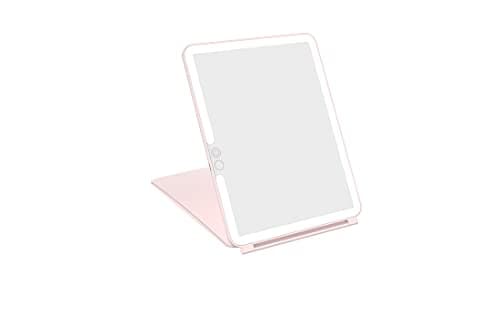 WEILY Kosmetikspiegel mit LED Beleuchtung für Reisen (Schwarz)  
WEILY 2000 mAh USB Aufladbarer Kosmetikspiegel mit Farb