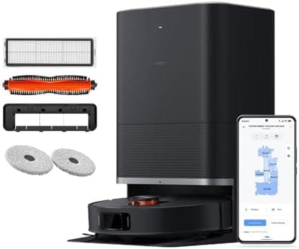 Xiaomi Robot Vacuum X20+ für Haushalte mit großen Flächen - Starkes Saugen bis 280m², LDS-Navigation, 4L Wasserreservoir