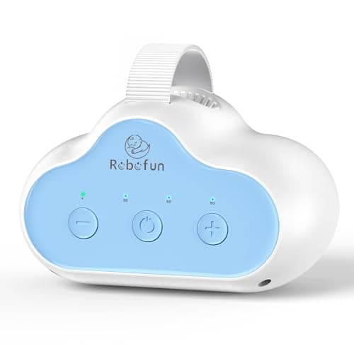 Robofun Kinderwagenschaukler, Einschlafhilfe für Baby, USB-C Wiederaufladbar