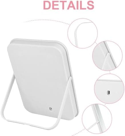 OSDUE Super HD Tischspiegel, faltbar tragefähig, für Zuhause und Reisen(Weiß)  
OSDUE Faltbarer Reisespiegel Super HD, t