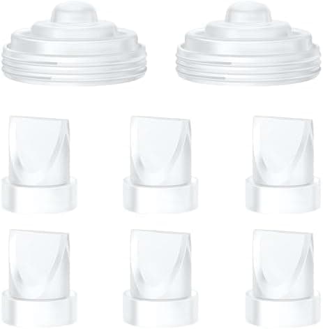 Momcozy M5 Vollständiges Set Milchsammelbecher 160 ml doppelt versiegelter Flansch ErsatzUTTON 24 mmKomplettes Set