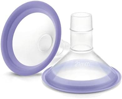 Lansinoh Saugaufsätze Größe S (21 mm), 2 Stück - perfekt für Mama und Baby beim Saugen