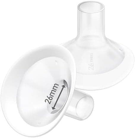 2 Stück weiche Brusthauben für Medela Milchpumpe - PersonalFit, Freestyle, Maxflow, Freestyle Flex Swing Maxi Connector