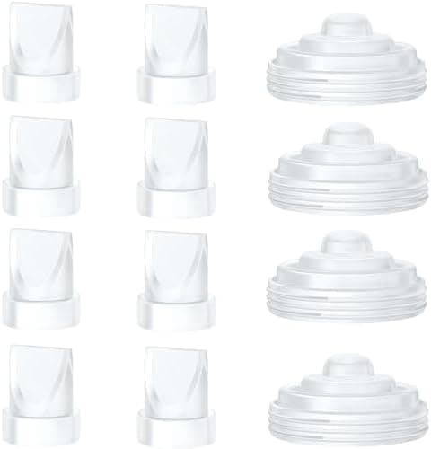 Momcozy M5 Vollständiges Set Milchsammelbecher 160 ml doppelt versiegelter Flansch ErsatzUTTON 24 mmKomplettes Set