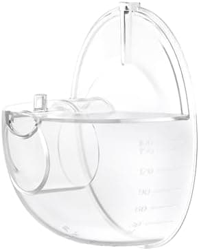 Momcozy M5 Vollständiges Set Milchsammelbecher 160 ml doppelt versiegelter Flansch ErsatzUTTON 24 mmKomplettes Set