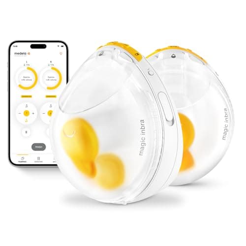 Medela Magic InBra Tragbare Doppel-Milchpumpe - Ultraleicht (200g) und leise - mit FluidFeel-Technologie