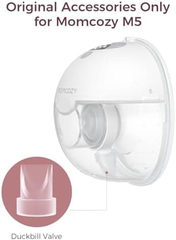 Momcozy M5 Entenschnabelventile, Ersatzteile für Milchpumpe M5, Hochwertige Entenschnabelventile für Mamas