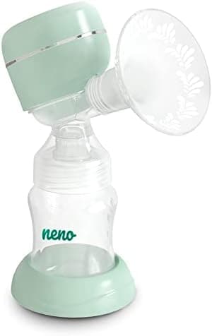 Neno Uno BPA-frei Elektrische Milchpumpe für Tragbare Muttermilch Abpumpen – Kabellos und mit LED-Anzeige – 2 Milchbeute