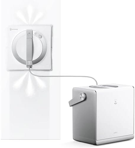ECOVACS WINBOT W2S Omni Fensterputzroboter für Intelligente Reinigung mit TruEdge™, automatisches Aufladen, DREI Wasserd