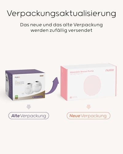 Elektrische Milchpumpe Nuliie S32 Elektrisch tragbar und frei.handig mit Ersatzzubehör