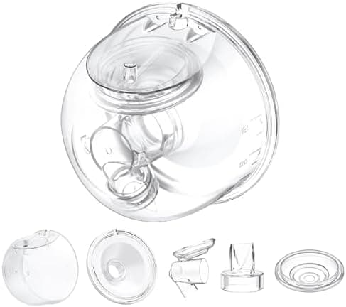 Momcozy S9 Pro/S12 Pro/S9/S12 Ersatzteile: 2 Stück Entenschnabelventil und 2 Stück Silikon-Membranen, optimale Stillzube