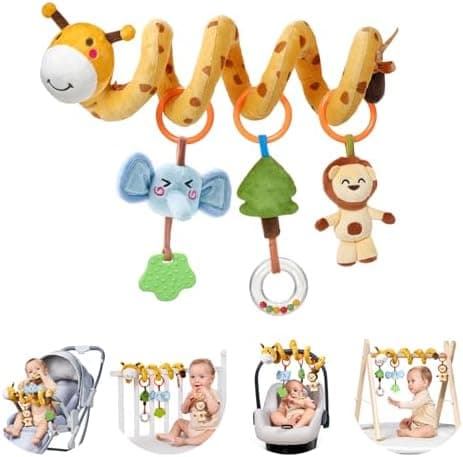 Kinderwagen Spielzeug Giraffe Spirale für Neugeborene 0-12 Monate