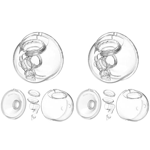 Milchpumpen Ersatzteile Flansch 24mm Duckbill Ventil Silikon Membran 8-Stücker 2-Pakete Kompatibel mit MOMMED Mumgaru S1
