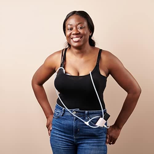 Funmi leise tragbare elektrische Milchpumpe - fürStillende Mütter - kompakte Doppelpumpe mit Freihänder-function