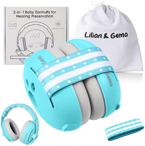 2 in 1 Baby Kopfhörer Lärmschutz für Baby Gehörschutz
| Baby Kopfhörer Lärmschutz 25dB - perfekt für Baby Gebrauch
| Ge
