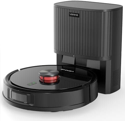 VONKO S6 Pro Saugroboter für Tierhaare & Teppiche mit 6000Pa Extreme Saugkraft und 180 Min. Laufzeit