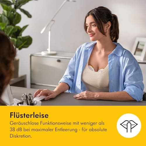 Medela Magic InBra Tragbare Doppel-Milchpumpe - Ultraleicht (200g) und leise - mit FluidFeel-Technologie