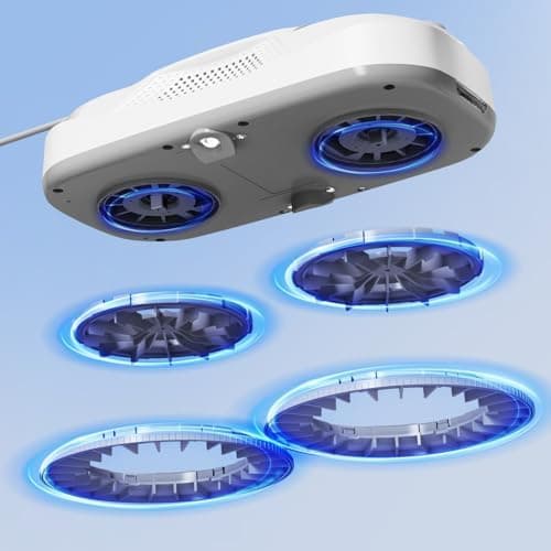 Tosima W5 Fensterputzroboter - Einzigartige Variable Frequenzabsaugung & dreifaches Sicherheitssystem (Weiß)  
Tosima W5