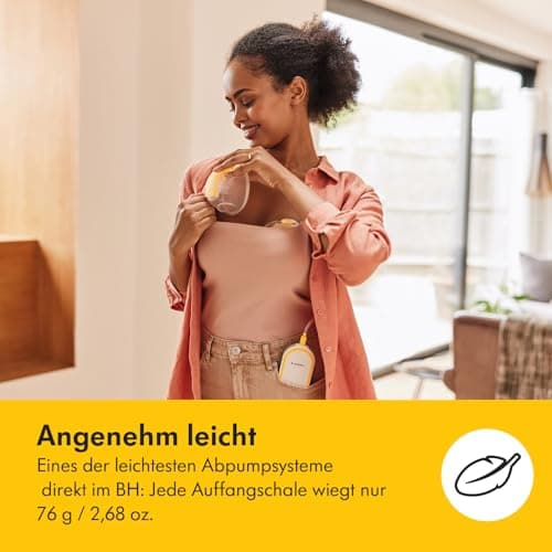 Medela Freestyle Hands-free Elektrische Doppel-Milchpumpe - Verbindbar mit der Medela Family App - Tragbares und diskret