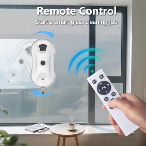 Fensterputzroboter 5600Pa, Automatischer Wasserstrahl für Innen- und Außenfenster, Intelligente Kantenerkennung