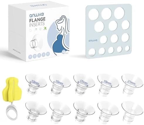Momcozy M5 S9/S12 Pro Medela KISSBOBO Jheppbay Flansch-Einsätze 13/15/17/19/21mm Stillen Zubehör 24mm Kanal Reduzierung