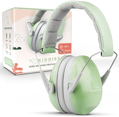 Schallwerk® Kids Gehörschutz Minty Blue - Hochwertiger Lärmschutz für Kindermini-Ohrenschützerideal für Alltags- und Eve