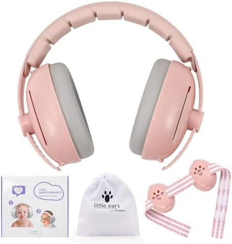Baby-Gehörschutz 6-12 Monate -Noise Cancellation Kopfhörer für Babies während des Fluges - Ruhe und Konzentration gewähr