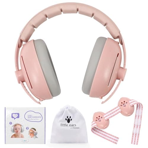 Baby-Gehörschutz 6-12 Monate -Noise Cancellation Kopfhörer für Babies während des Fluges - Ruhe und Konzentration gewähr