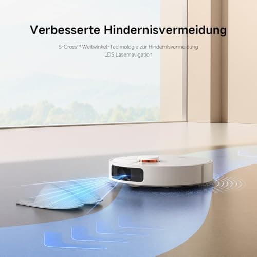 Xiaomi Robot Vacuum X20+ für Haushalte mit großen Flächen - Starkes Saugen bis 280m², LDS-Navigation, 4L Wasserreservoir