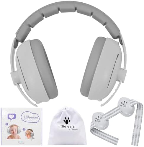 Baby-Gehörschutz 6-12 Monate -Noise Cancellation Kopfhörer für Babies während des Fluges - Ruhe und Konzentration gewähr