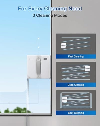 EcoVacs Winbot Mini Fensterputzroboter, intelligente Pfadplanung, 4 Reinigungsmodi, grau   
EcoVacs Winbot Mini Fensterp