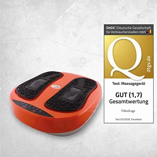VibroLegs - Massage Gerät mit Vibration für Beine und Füße - Fußmassage auf Knopfdruck - Schwarz  
VibroLegs - Vitalisie