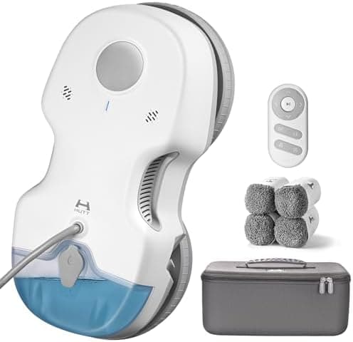 Hutt S7 Fensterputzroboter - 5500 Pa Saugkraft, 3D Schwebepad, 80 ml Tank, 8× Reinigungslappen