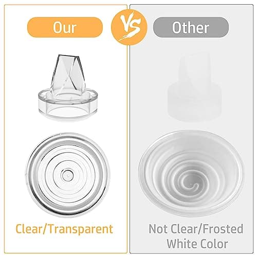 Silikon-Entenschnabelventil und 4 Silikon-Membranen für momcozy S9/S12/S9Pro/S12Pro, Ersatzteile für tragbare Milchpumpe