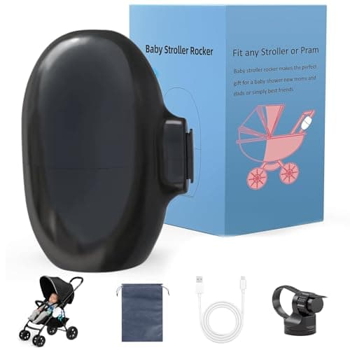 Wiederaufladbar Kinderwagen Wackler Schlafhilfe Für Baby, 5 Einstellbare Schaukelintensitäten, Automatische Babywippe (S