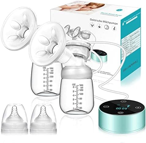 Elektrische Milchpumpe Doppel 3 Modi 10 Saugstufen BPA-frei (1)  
Wiederaufladbare Elektrische Milchpumpe Doppel 3 Modi