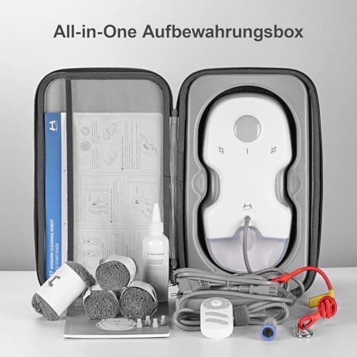 Hutt S7 Fensterputzroboter - 5500 Pa Saugkraft, 3D Schwebepad, 80 ml Tank, 8× Reinigungslappen