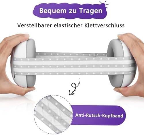 Baby Gehörschutz Kopfhörer mit Geräuschunterdrückung 0-2 Jährige Alltag & Events Ideal
