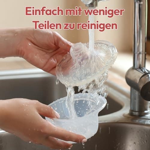 NCVI Elektrische Milchpumpe für Reise und Unterwegs, leise und tragbar, mit USB-Aufladung, Weiß (2 Pakete)
| NCVI Elekt