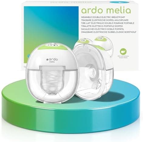 Ardo MELIA Elektrische Milchpumpe Freihändig - Klinikqualität mit 15vakuumlevels, ideal für Mutter mit sensiblen Brüsten