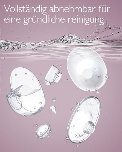 Elektrische Milchpumpe Freihändig Leise 19/21/24 mm Flansch 2 Packs inkl. Ersatzteile & Zubehör