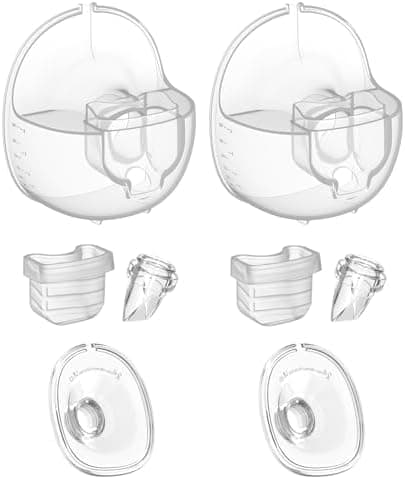 Milchpumpen Ersatzteile Flansch 24mm Duckbill Ventil Silikon Membran 8-Stücker 2-Pakete Kompatibel mit MOMMED Mumgaru S1