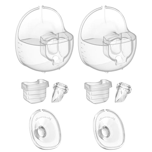 Milchpumpen Ersatzteile Flansch 24mm Duckbill Ventil Silikon Membran 8-Stücker 2-Pakete Kompatibel mit MOMMED Mumgaru S1