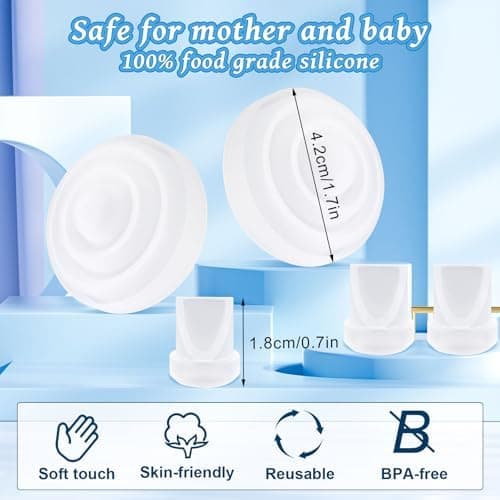 Ersatzteile Mom Cozy M5 12 Teilig Milchpumpe 8 Entenschnabelventile 4 Silikonmembranen Kompatibel Mit M5
| Mom Cozy M5