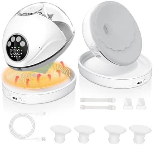 Schmerzfreie Elektrische Milchpumpe Handsfree 4 Modi 12 Stufen LED-Anzeige (2 Pack)  
Geringer Geräuschpegel Elektrische