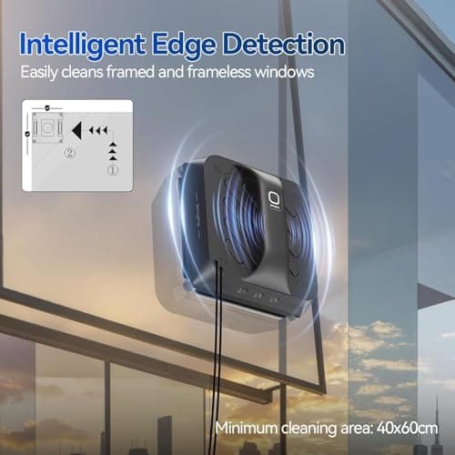 Fensterputzroboter mit 6 Wasserdüsen und Anti-Rutsch-System für Innen- und Außenfenster
| Automatischer Fensterreiniger