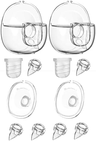 Milchpumpen Ersatzteile Flansch 24mm Duckbill Ventil Silikon Membran 8-Stücker 2-Pakete Kompatibel mit MOMMED Mumgaru S1