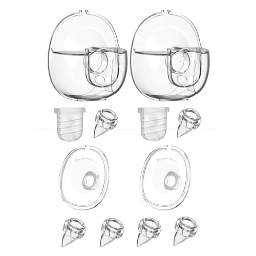 Milchpumpen Ersatzteile Flansch 24mm Duckbill Ventil Silikon Membran 8-Stücker 2-Pakete Kompatibel mit MOMMED Mumgaru S1