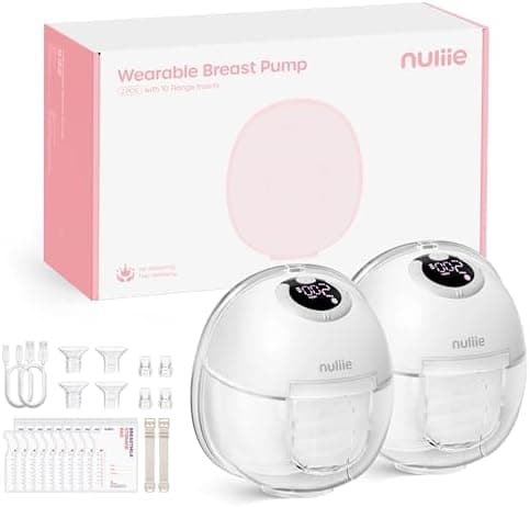 Elektrische Milchpumpe Nuliie S32 Elektrisch tragbar und frei.handig mit Ersatzzubehör