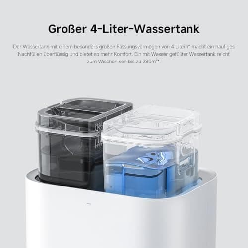 Xiaomi Robot Vacuum X20+ für Haushalte mit großen Flächen - Starkes Saugen bis 280m², LDS-Navigation, 4L Wasserreservoir